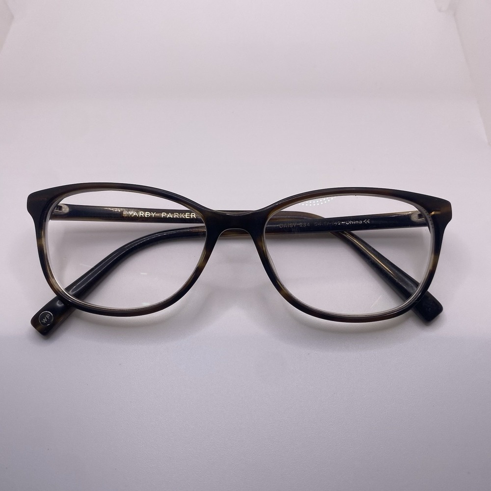 Warby Parker Eyeglasses FRAME ONLY Daisy 234 54-17-142 Brown Tortoise 832